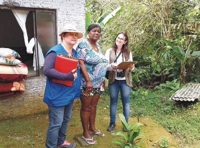 Moradores do Morro da Boa Vista rojeto BrazilFoundation - Moradia do Morro da Boa Vista jaragua do sul